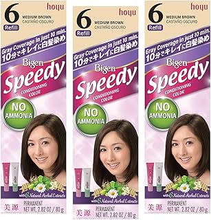 Bigen Speedy Conditioning Color Refill: 6 Medium Brown - 3 Pack