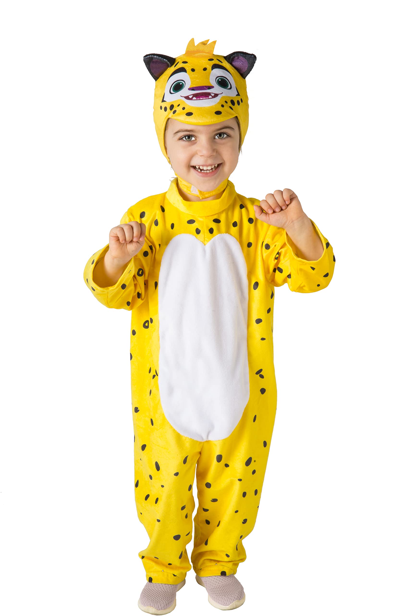 Leo little leopard onesie plush baby costume disguise official Leo & Tig (Size 1-2 years)