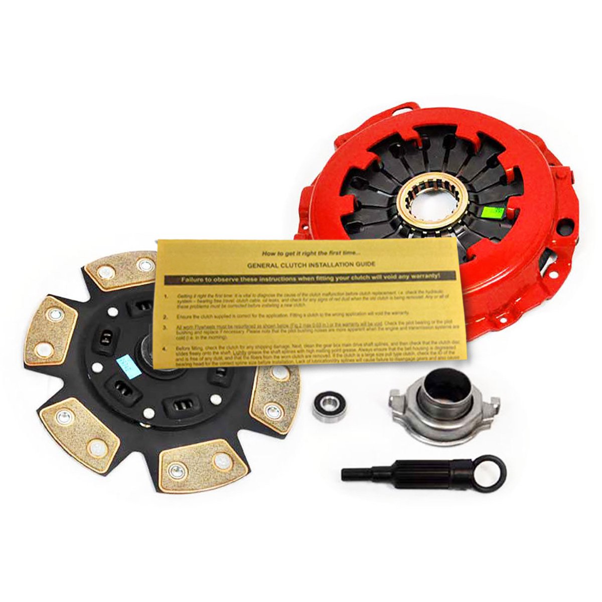 EFT 6-PUCK CLUTCH KIT FOR 02-05 SUBARU IMPREZA WRX AWD TURBO 5-SPEED 2.0L EJ205 product thumbnail 3