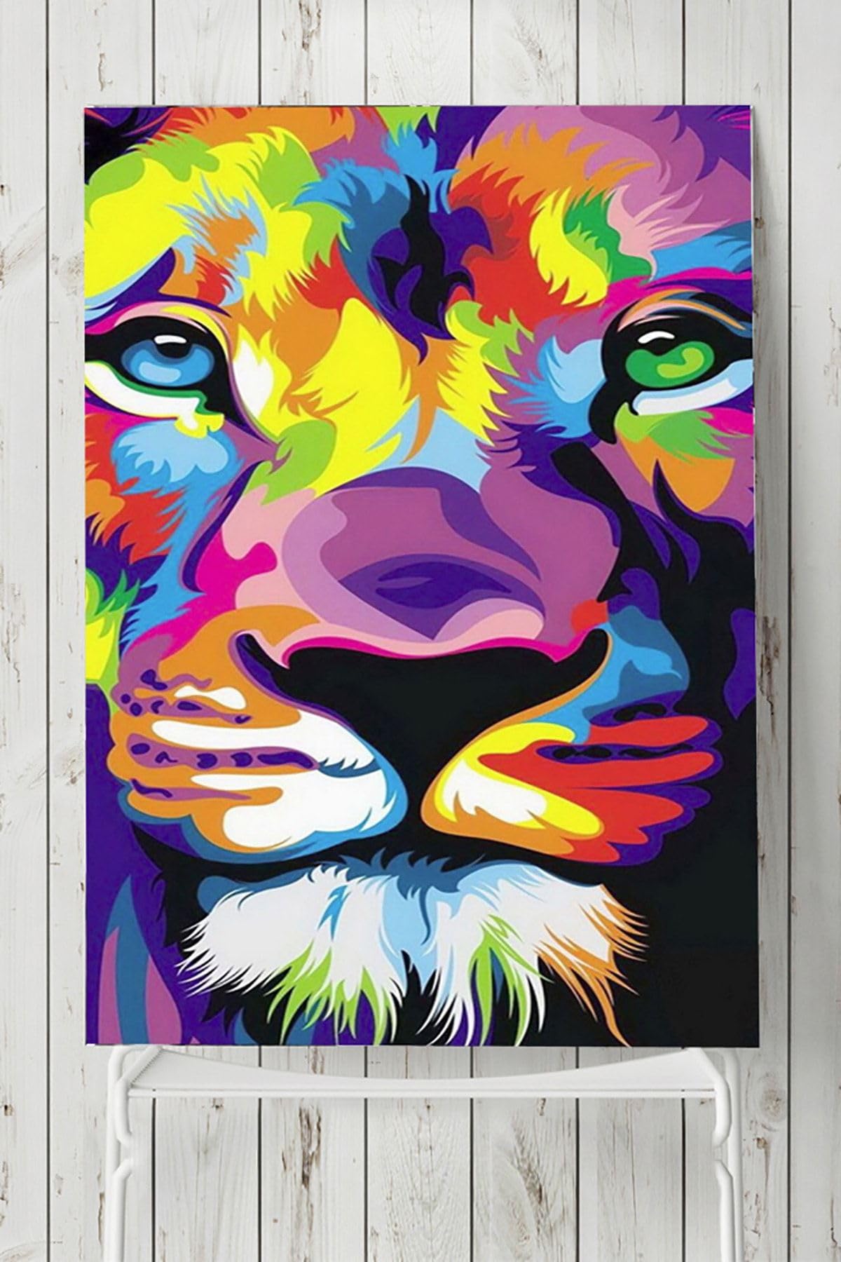 Postermanya (pster2538) Aslan Motivasyon Poster