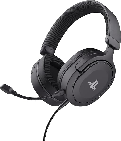 GXTrust Forta Casque PS5 Licence Officielle pour PlayStation 5, Noir
