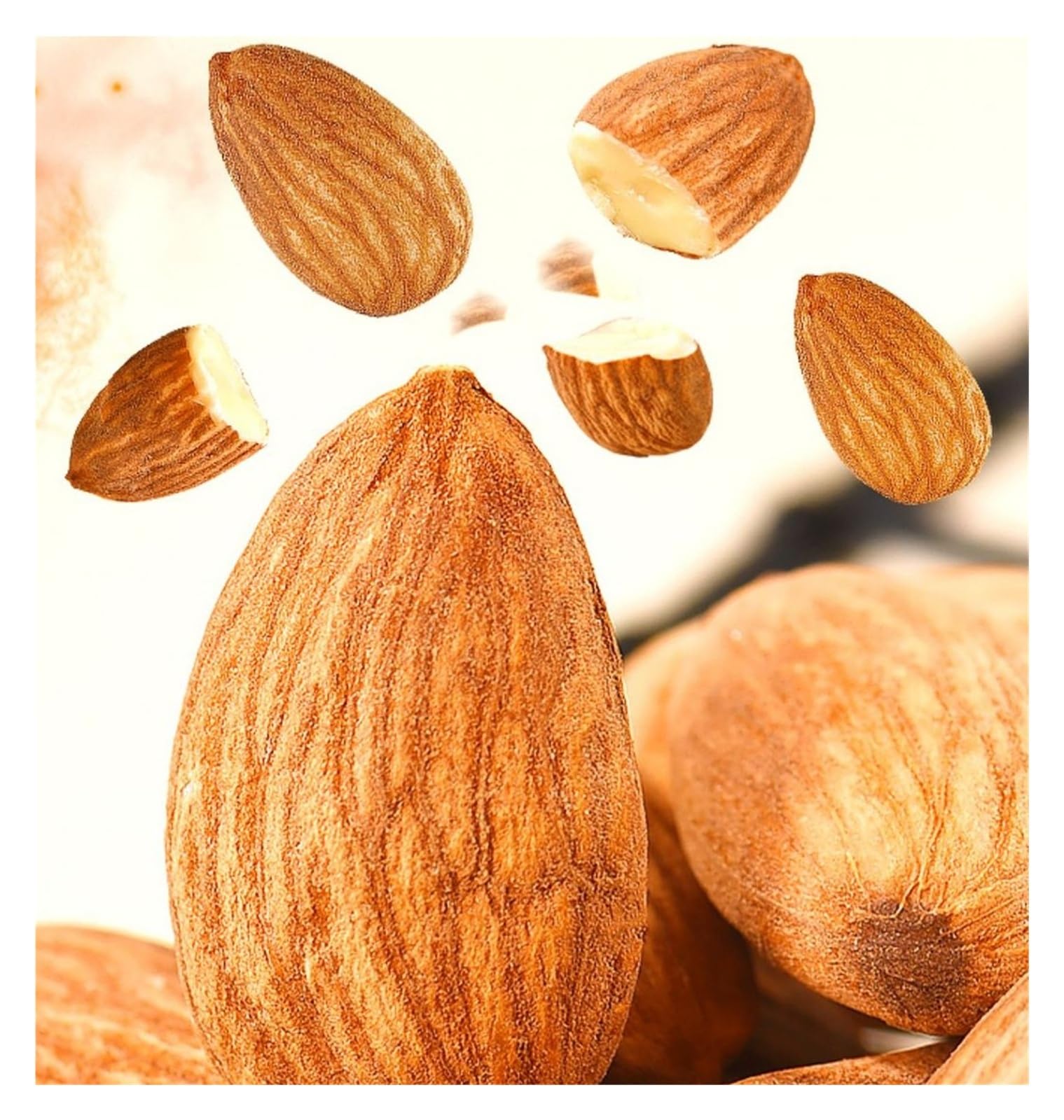 500 g de almendras tostadas grandes, crujientes y ricas en sabor; Listo for comer, no requiere descascarado; Paquete familiar