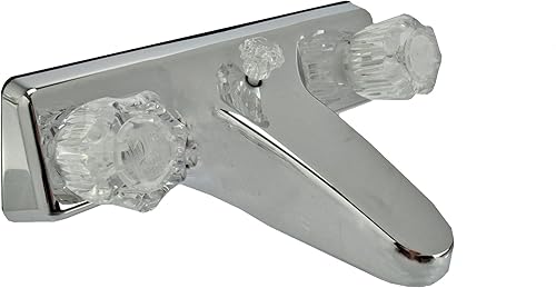 Utopia Grifo de bañera y ducha de 8 pulgadas con conectores desplazados