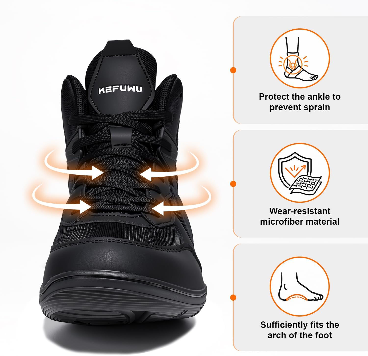 Mens Wrestling Boxing Shoes Wide Youth Mid Top Fitness Boots