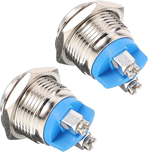 Miniatura 8 de DOITOOL Botones decorativos de metal, botones decorativos, botón de puerta de garaje, placa de empuje, botón de timbre de puerta, solo botón de