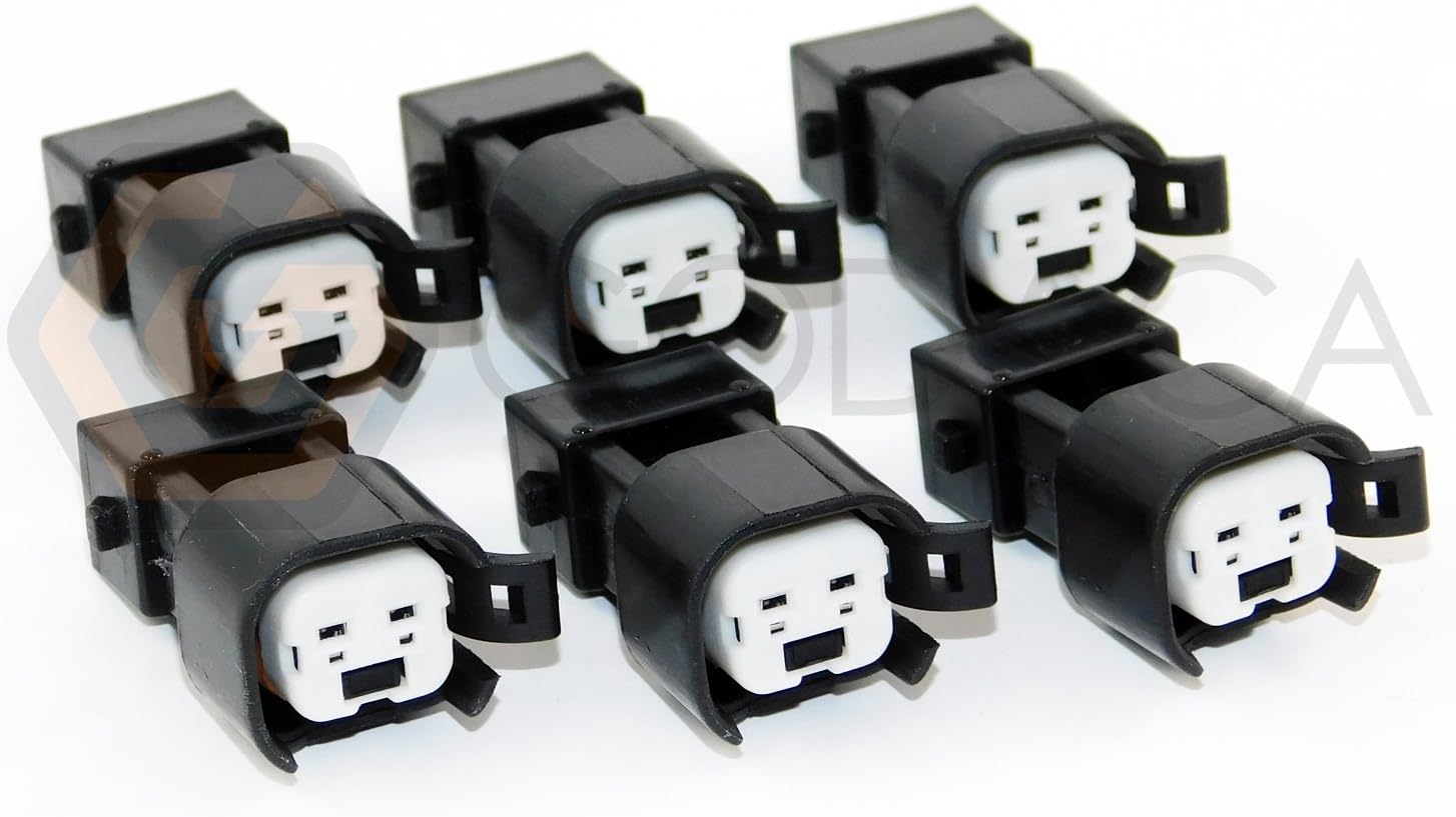 6x Connector injector Adapters EV1 EV6 LS1 LS6 LT1 LS2 LS3 LS7 plug and play