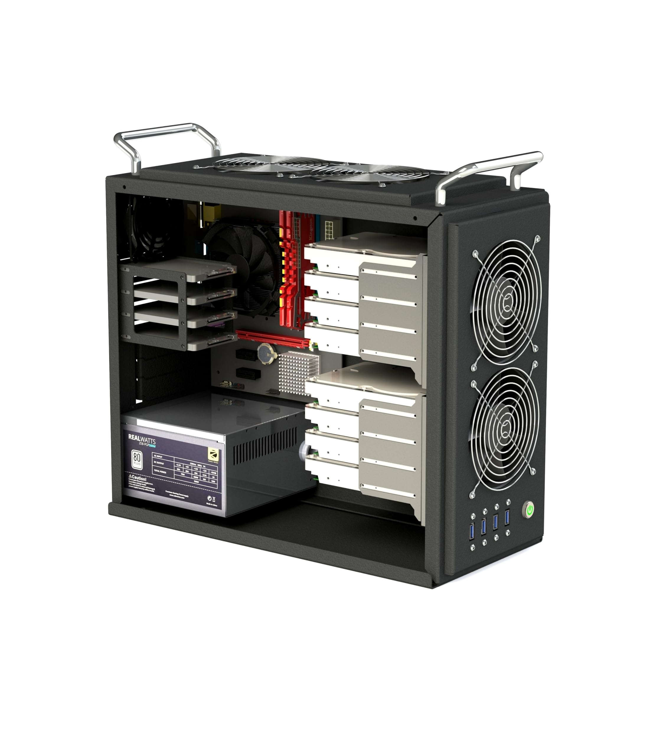 Xtrememiner Ipc Industrial Gaming Pc Case Em Xr Mid Tower | Desertcart ...