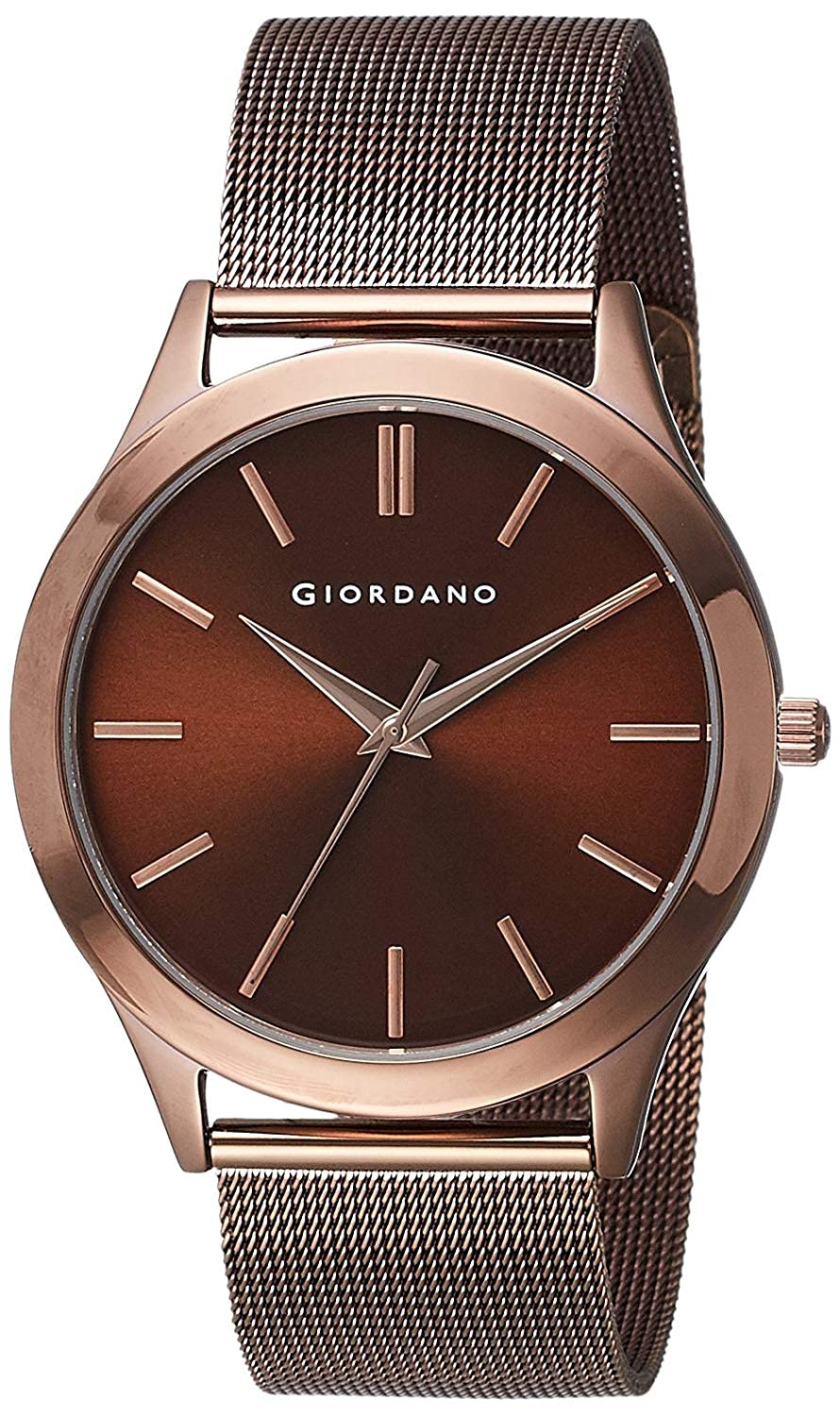 Giordano Analog Wrist Watch for Man with Color Variant |Classy Wired Mesh Band - A1051 (B0CKNBBRC1) Amazon Price History, Amazon Price Tracker