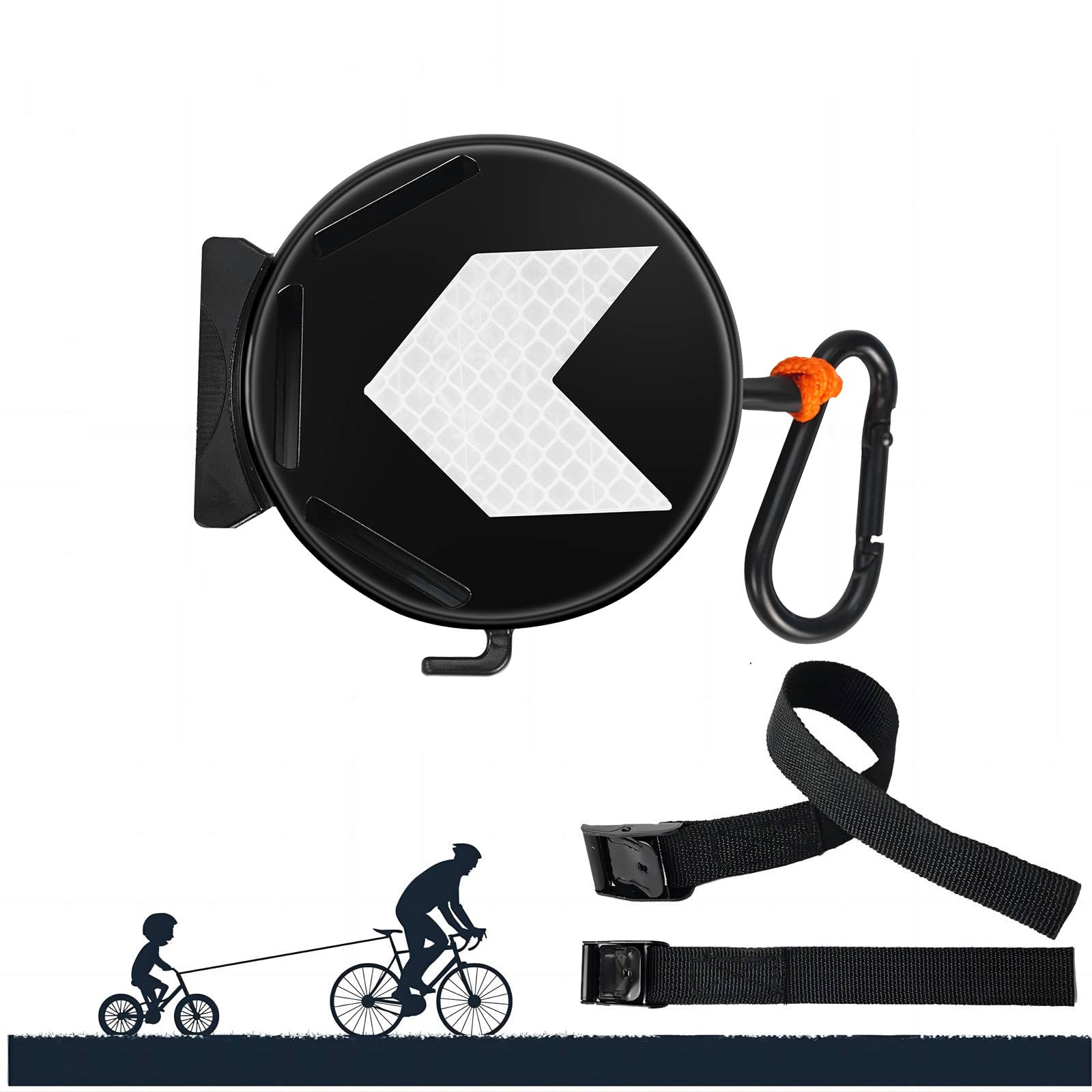 Corde de remorquage de vélo pour enfants : fini la fatigue en VTT grâce aux 500kg de traction
