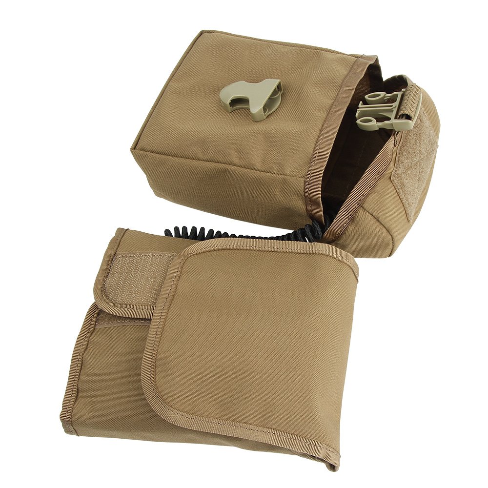 Excellent paquet médical d'urgence en nylon Elite SPANKER pour survie et randonnée, Marron