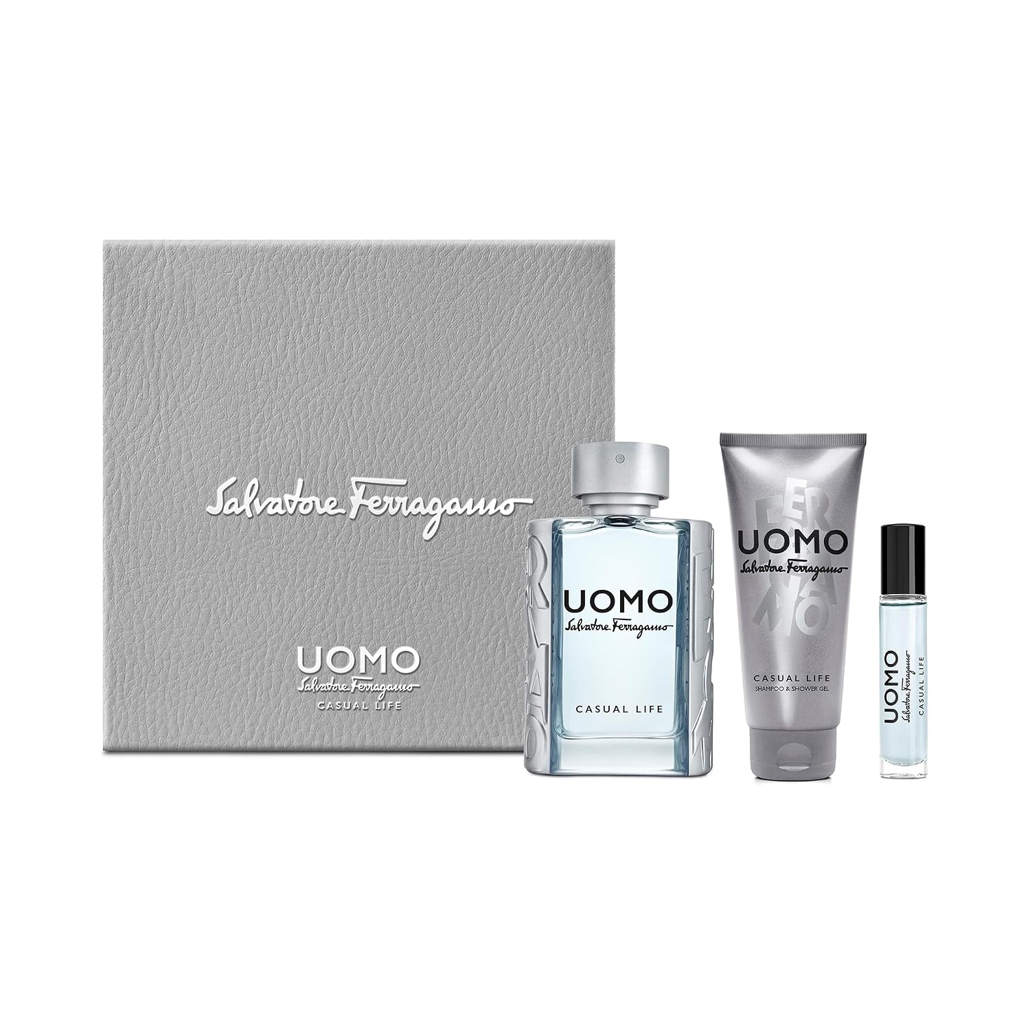 Salvatore Ferragamo Uomo Casual Life Set (Eau de Toilette 100ml + 10ml + Shampoo & Shower Gel 100ml) - Review, Price and Buying Guide