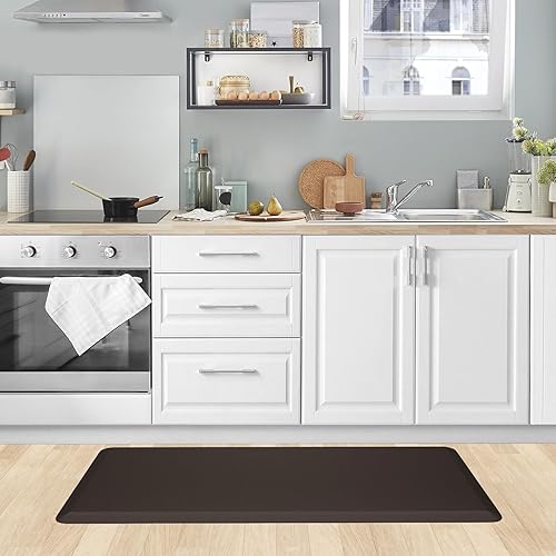Miniatura 7 de KitchenClouds Kitchen Mat Cushioned Anti Fatigue Kitchen Rug 17.3"x39" Waterproof Non Slip Kitchen Rugs and Mats Standing Desk Mat Comfort Floor