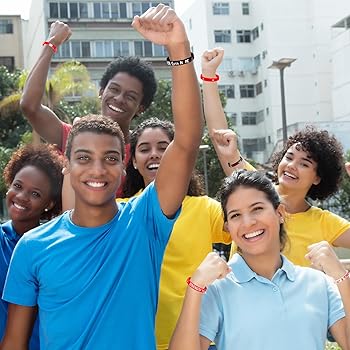 Amazon | がん啓発シリコンブレスレット30個、インスピレーションを