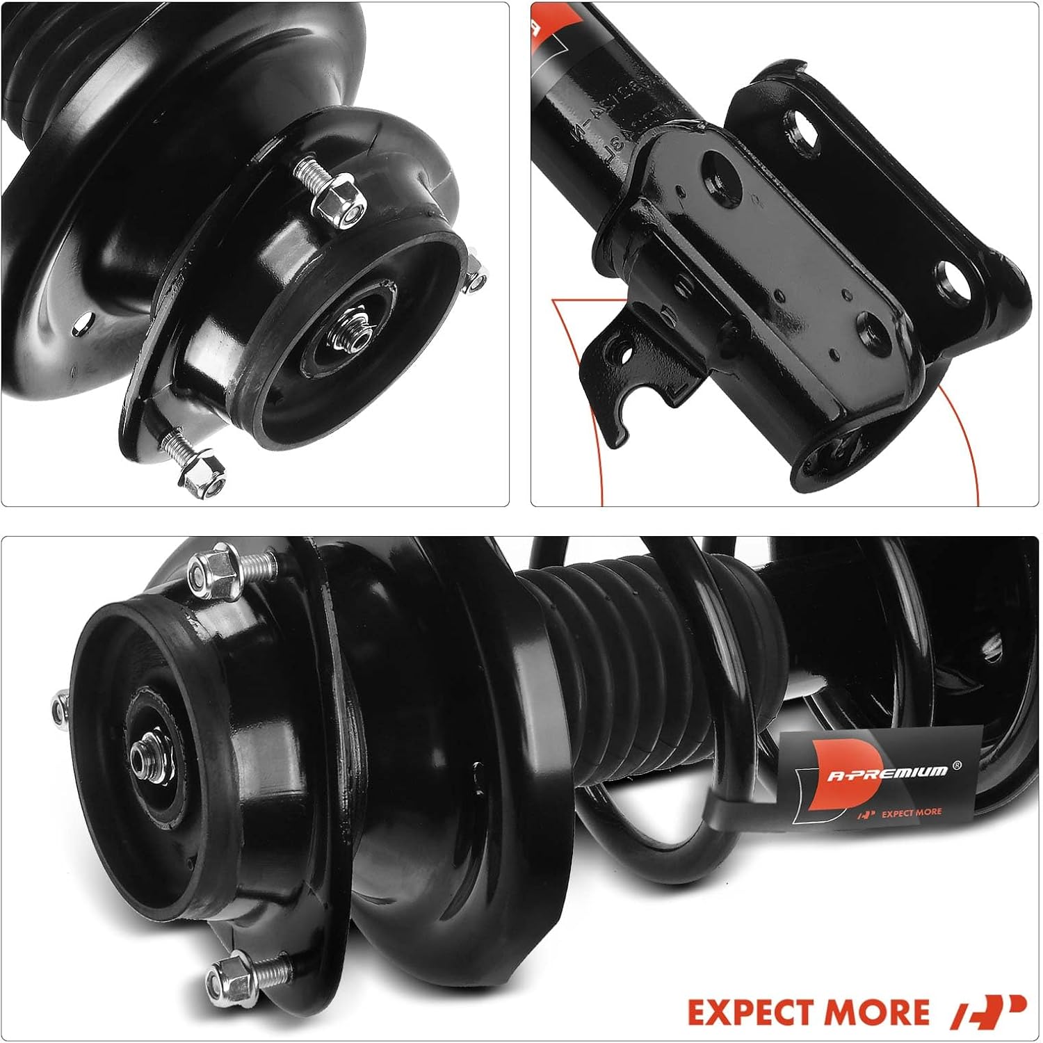 A-Premium Front Strut Assembly Compatible with Subaru Baja 2003, Outback 2000-2004 - 2x Replacement Suspension Complete Strut Shock Absorber with Coil Spring