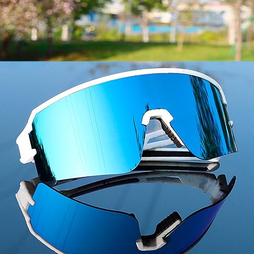 Miniatura 4 de SPOSUNE Gafas de ciclismo polarizadas para hombres y mujeres, protección UV400, gafas de sol deportivas para béisbol, correr, pesca, equitación