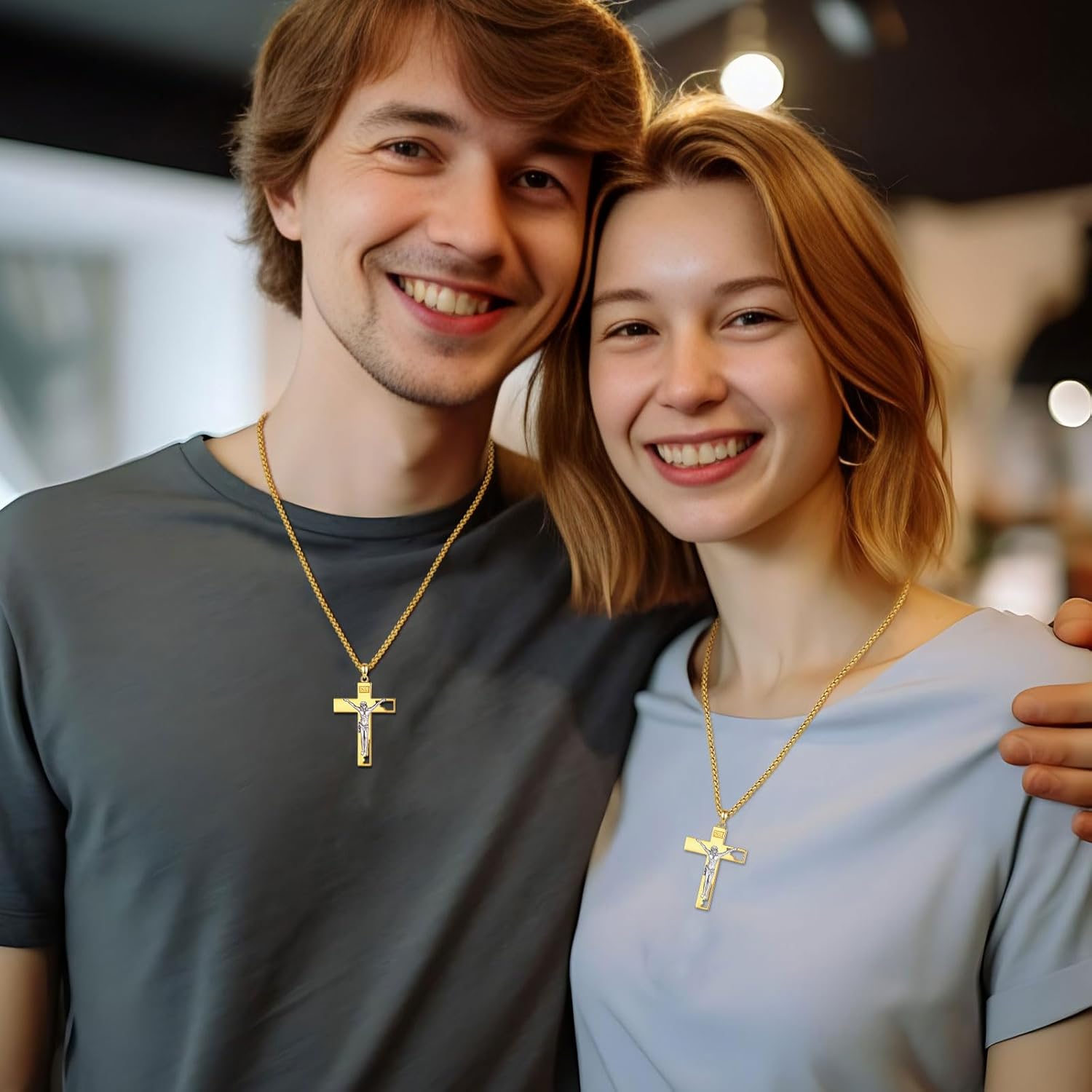 EUDORA 925 Sterling Silver St Christopher/St Benedict/St Michael/Virgin Mary/San Judas Tadeo/Good Shepherd Cross/Archangel Necklace Medal Pendant Protection Religious Amulet Jewelry For Men Women - Image 8