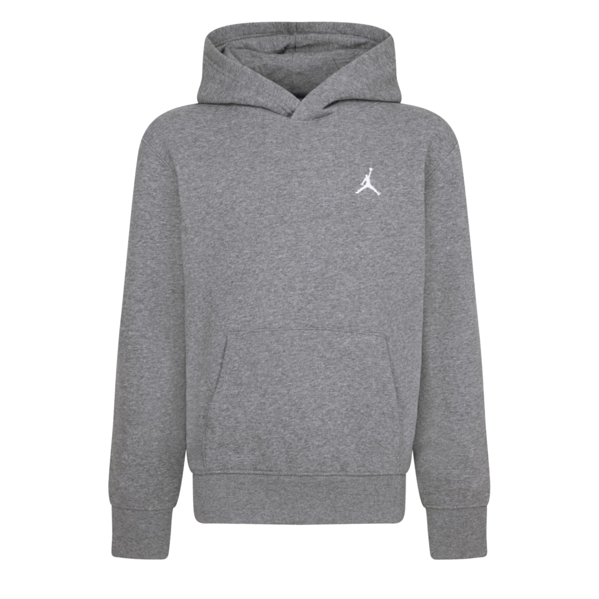 Nike Jordan Felpa da Ragazzi con Cappuccio MJ Brooklyn Grigia Codice 95D392-GEH
