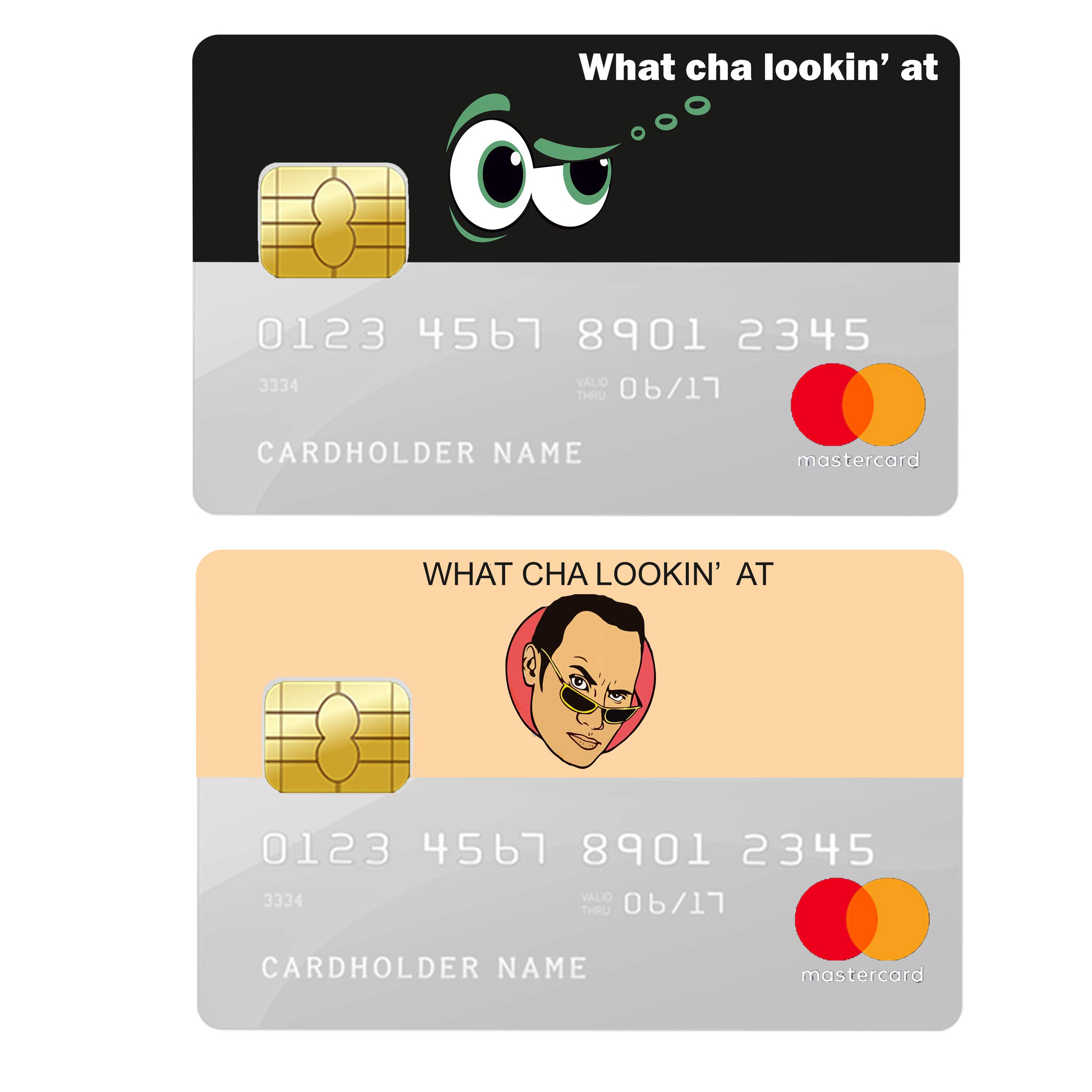 Buy Rangjogi The Rock + What ya Lookin' at Stickers for Credit/Debit