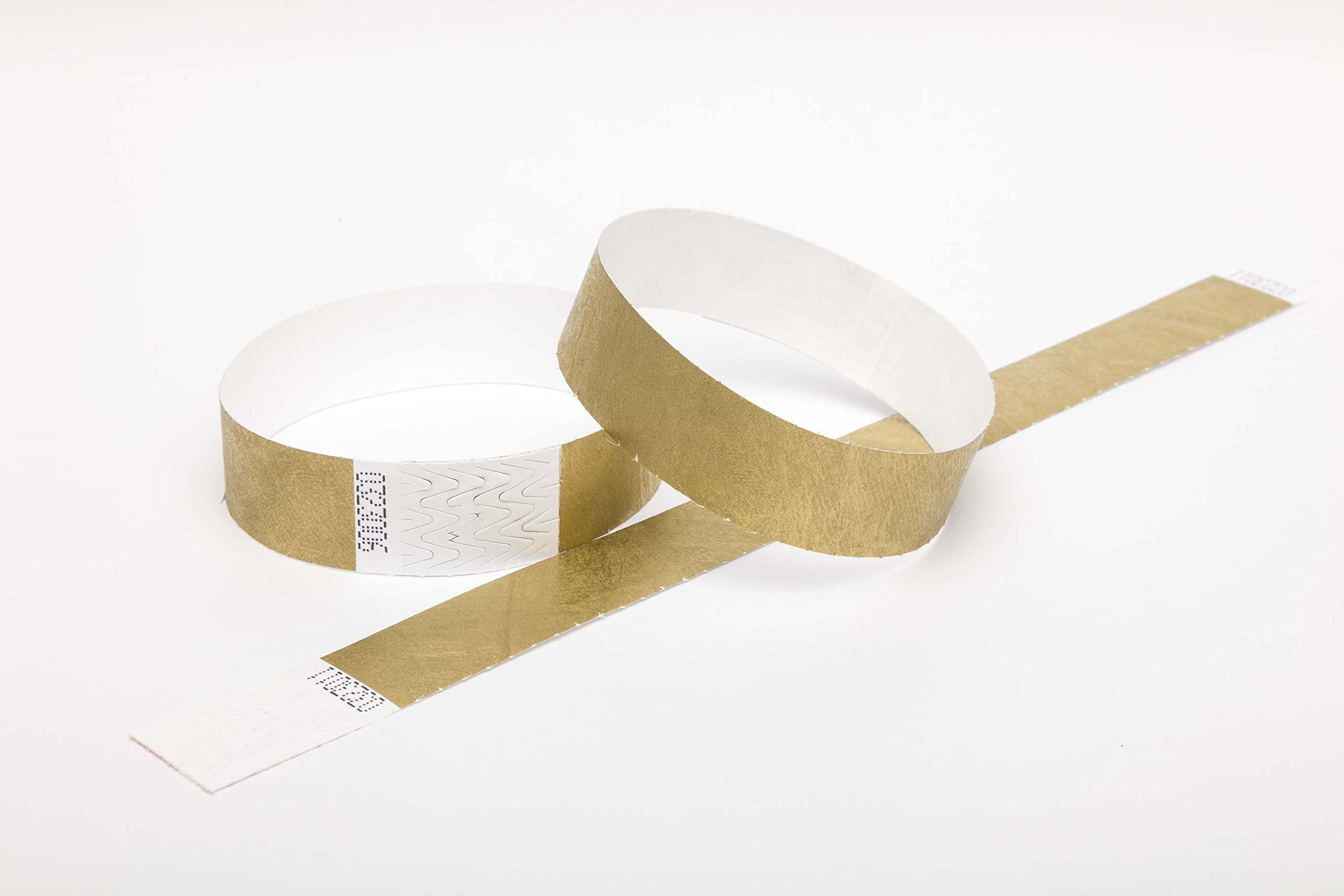1000 Premium Tyvek Paper Security Wristbands For Events and Concerts 3/4 Inch Width
