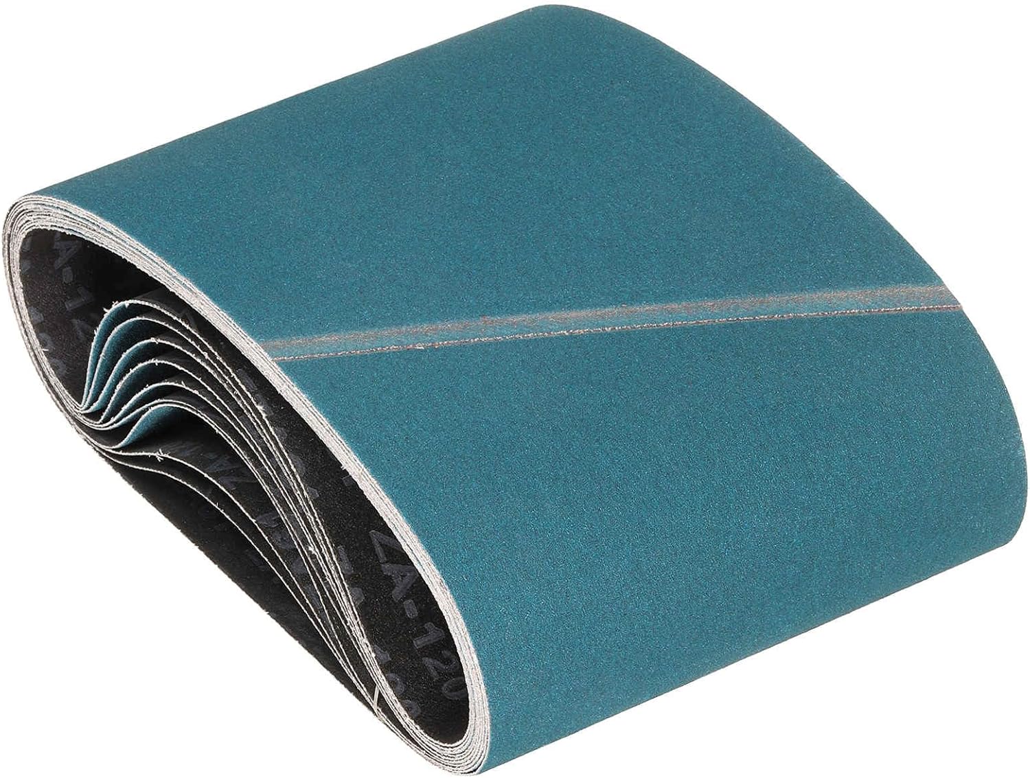 15 Pack Sanding Belt, 8 x 19 Inch 24/36/60/80/120 Grits Zirconia Abrasive Belt Sander Paper Suitable for Belt Sander Metal Grinding Wood Working and Weld Rust Removal