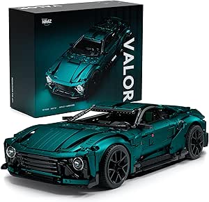 Nifeliz Valor Sports Car Building Set, Scale Model Car Gift for Adults, Authentically Detailed Build and Display Model for Home or Office Décor (3374PCS, NF10268)