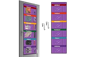 Rainbow School Clothes Organizer for Daily Activity