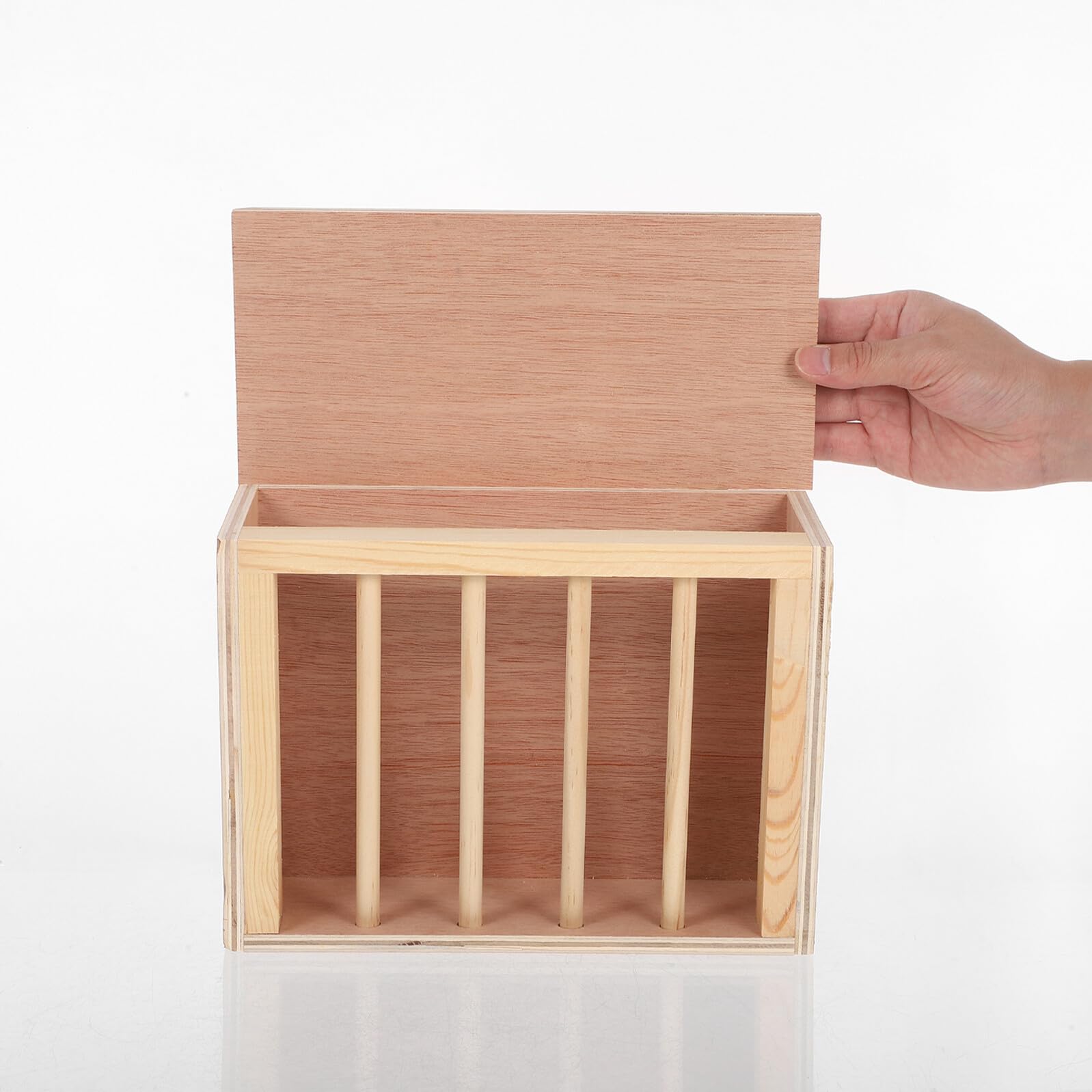 Toyvian Râtelier à Foin pour Lapins Mangeoire à Foin pour Cage pour Petits Animaux Chinchillas Cochons Bois pour Animaux De Compagnie