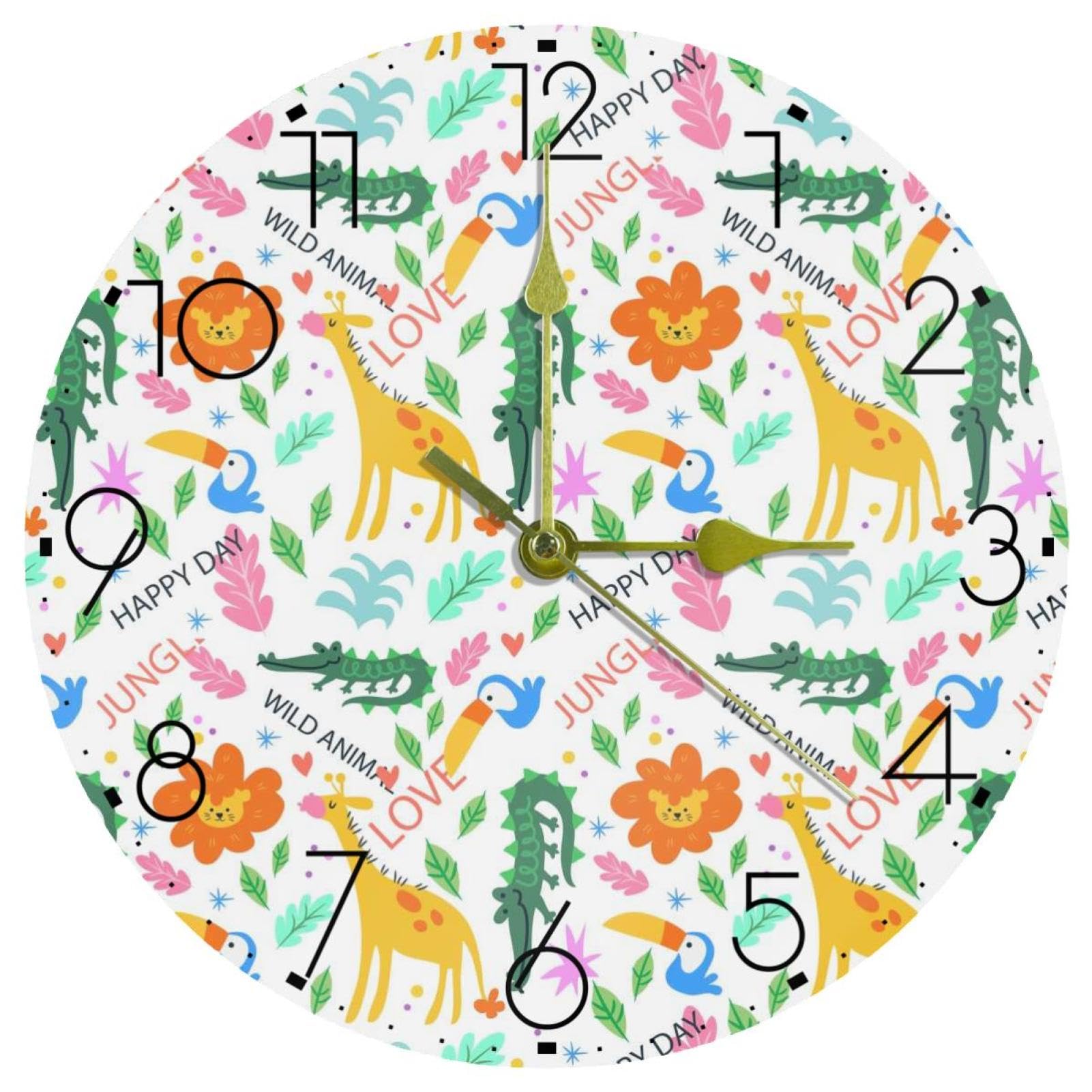 Horloge murale silencieuse pour retrouver le sommeil sans bruit de tic-tac