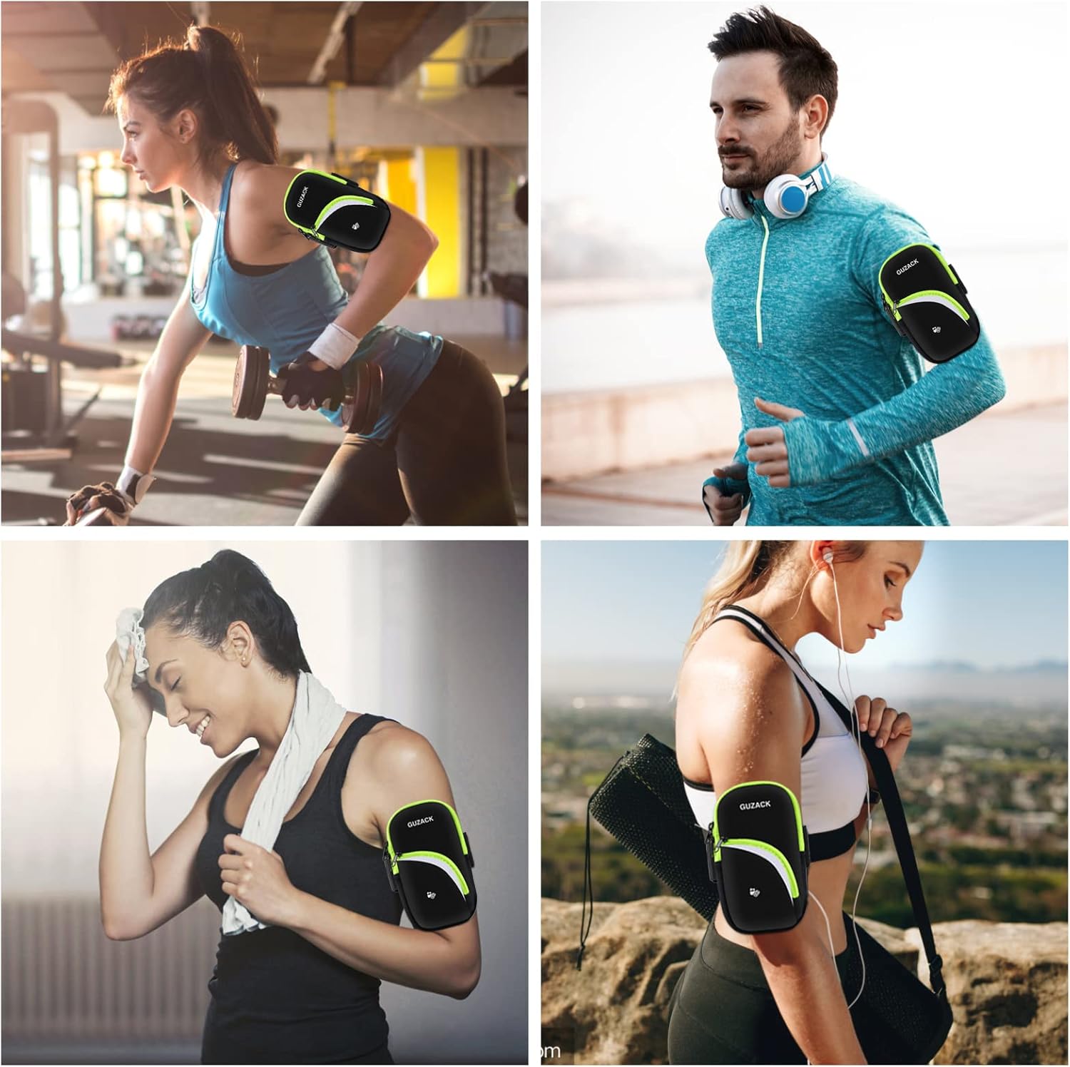 Phone Holder for Running Armband for iPhone 13 12 11 X XS XR Pro Max Mini 8 7 6 Plus SE Samsung S22 S21 S20 Ultra Note 20 10 9 Cell Phone Armband Sleeve Key Pouch Bag, Arm Bands Fit Sports Exercise