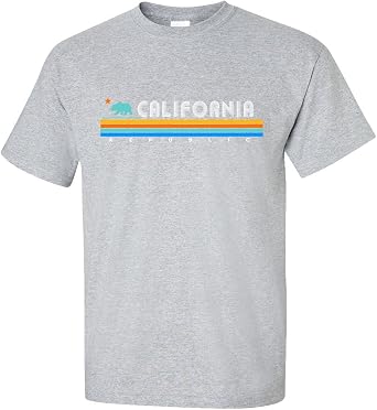 California Republic Vintage Stripe Asst Colors T-Shirt/tee