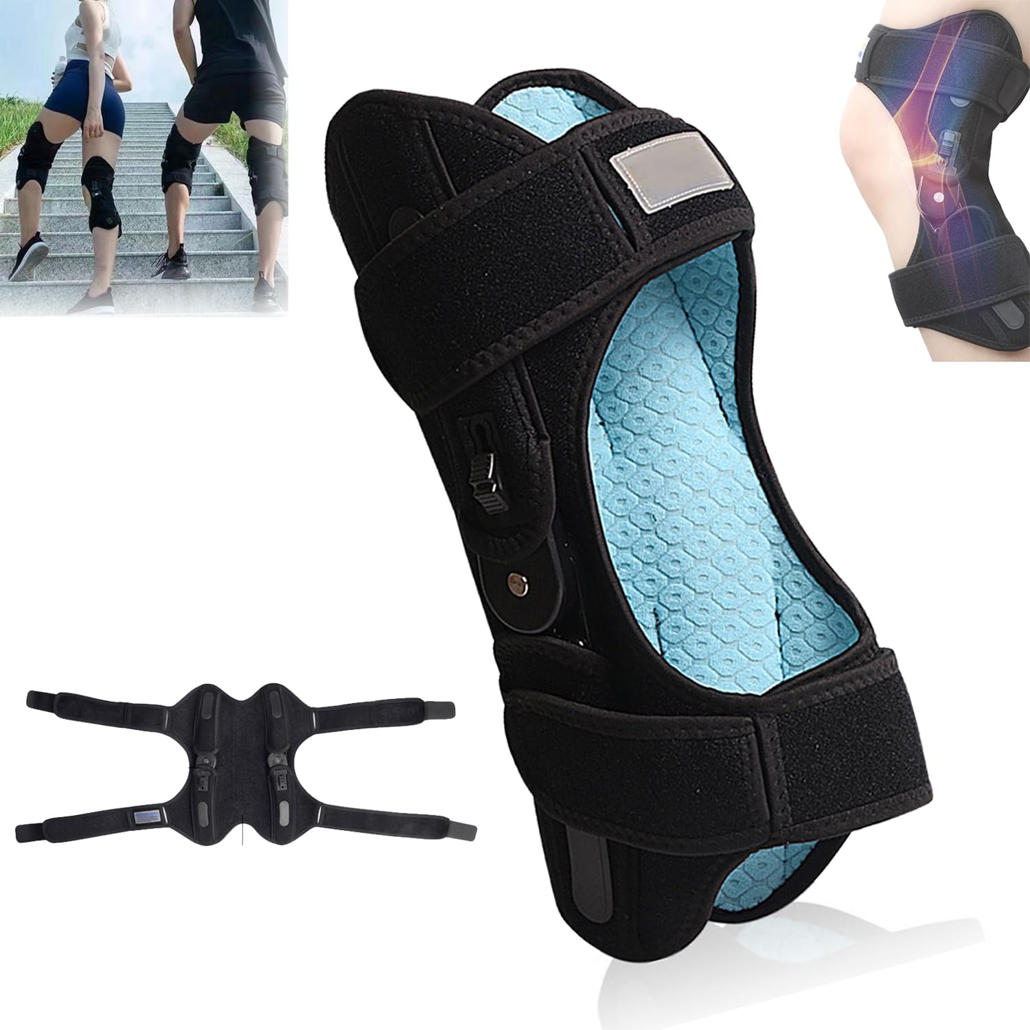 React Knee Braces 2.0, React Knee Braces Spring Loaded