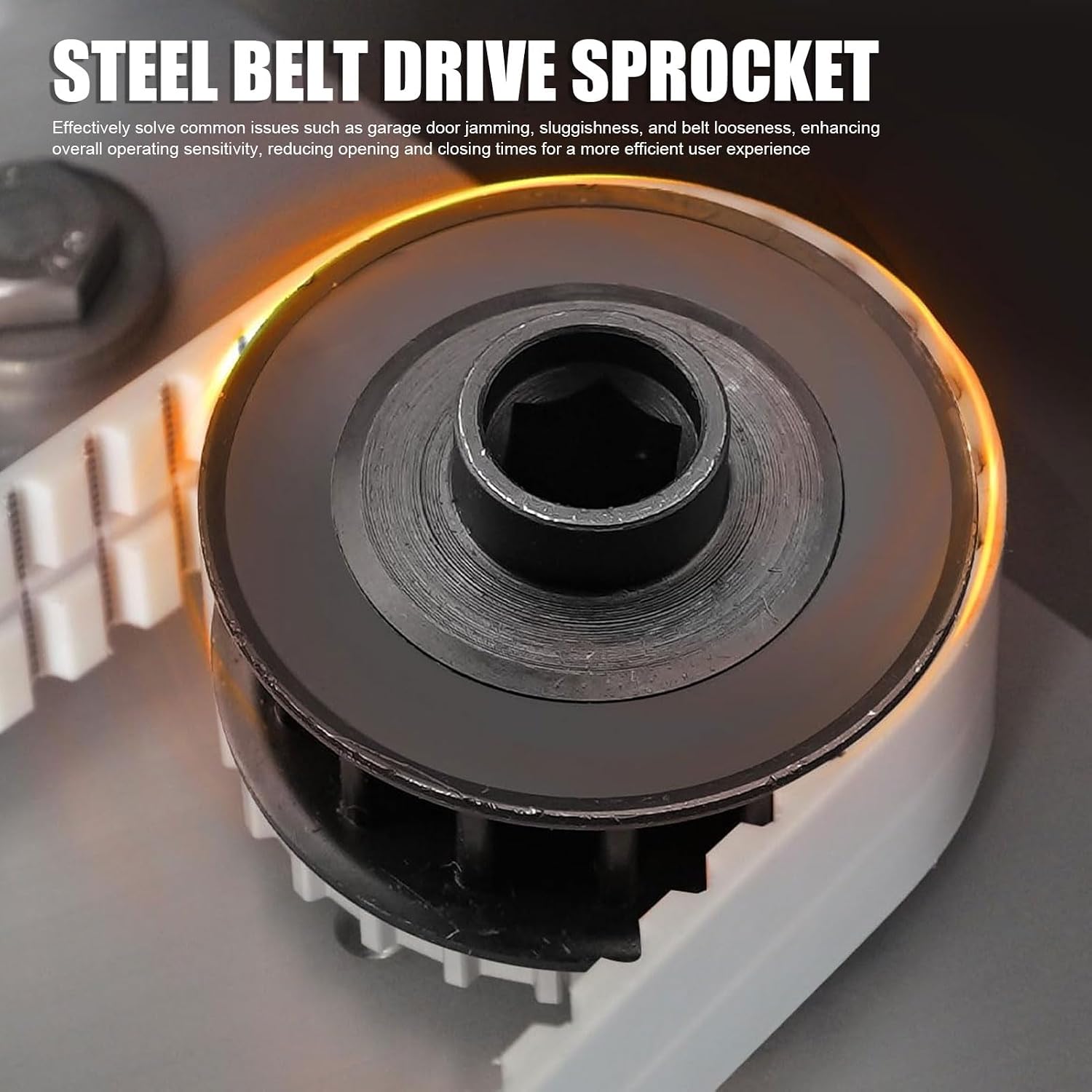 Belt Drive Sprocket Kit for Garage Door Opener 600 800 Series Steel Sprocket Quick Install Reliable Solution 38416A Improved Flexibility