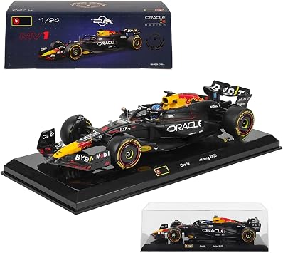 HTLNUZD 1/24 F1 RB20#1 Racing Car Champion Helmet Formula One Alloy Miniature Adult Diecast Model Gift