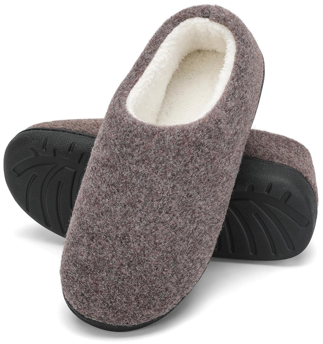 Mishansha Pantofole Inverno Calde in Memory Foam Ciabatte da Casa Antiscivolo Comode, Unisex-Adulto