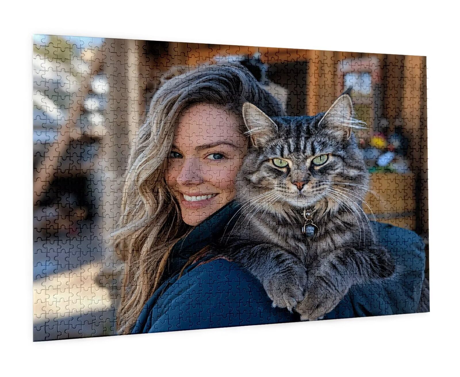 Spersonalizowana łamigłówka ze zdjęciem 1000 1500 2000 3000 4000 5000 sztuk Drewniane Puzzle Spersonalizowane z Twoim Obrazem Oryginalny prezent, z tekstem Rodzina, Zwierzęta, Urodziny, Boże