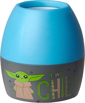 Idea Nuova Star Wars the Mandalorian Featuring Grogu Scene Projection Kids Lamp and Nightlight