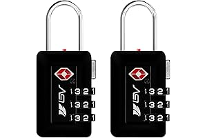 BV TSA Approved Luggage Travel Lock for Gym Lockers