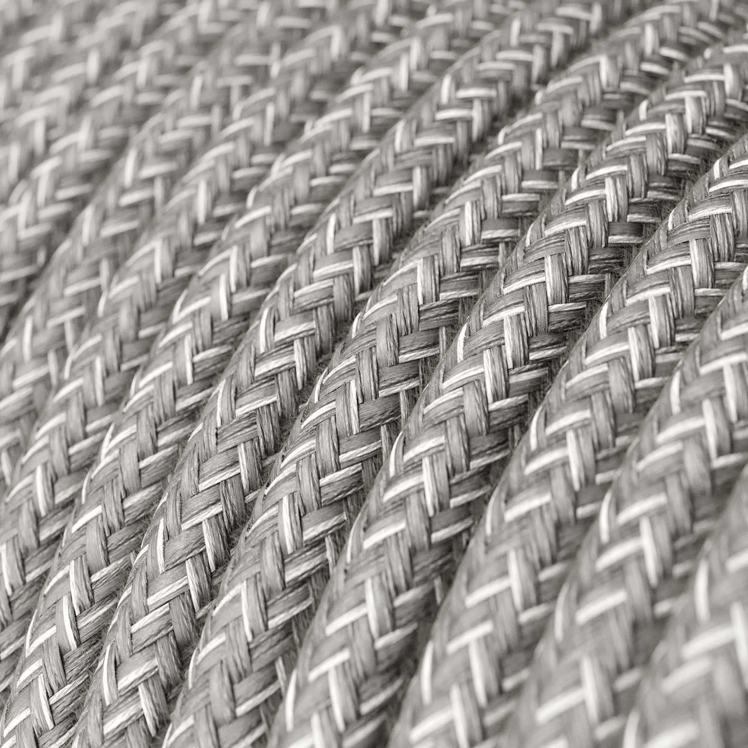 creative cables - E-Snake EIVA Lampada da Esterno IP65 a 3 luci con rosone - con Lampadina, Grigio Ghiaccio