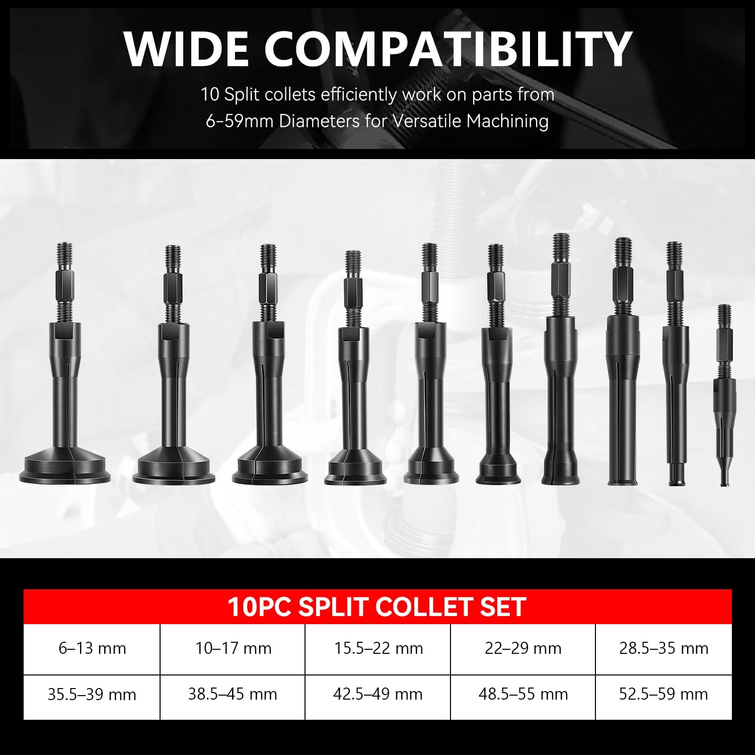 Auto Dynasty Blind Hole Bearing Puller Tool Extractor Kit Set with Slide Hammer U-Shaped Counterstay Insert Bearing Removal Tool, 16 Pcs