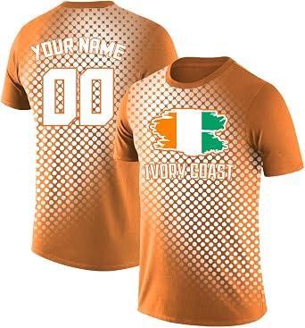 Custom Soccer Football Jersey T-Shirt, Polyester, Customizable Name and Number, Unisex Sport Jersey for 2026 fi FA World Cup