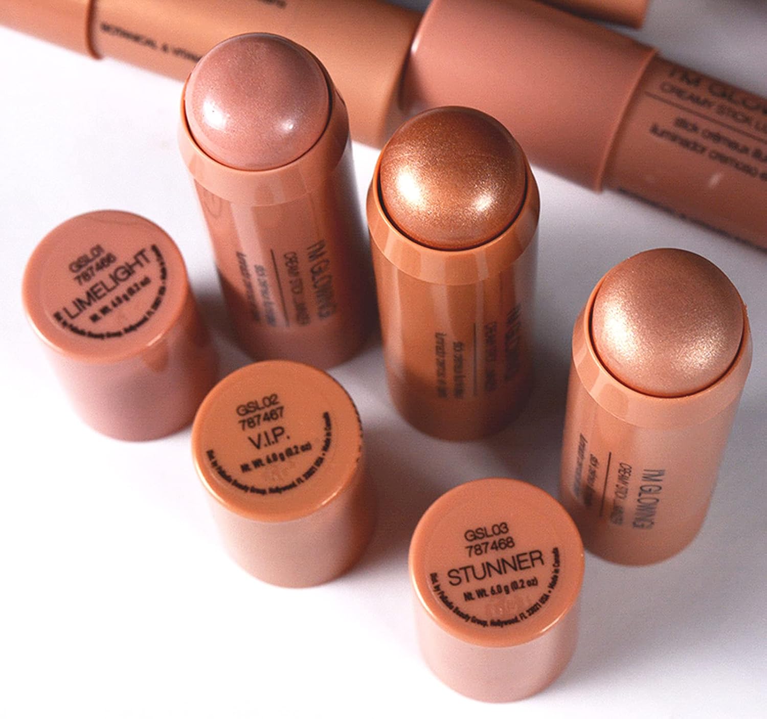 Palladio I'm Glowing Creamy Stick Luminizer, Stunner