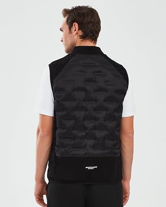 Skechers Outerwear M Padded Lightweight Vest Erkek Siyah Yelek