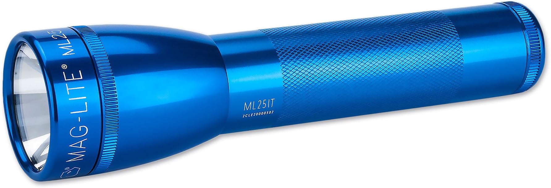 MagLite C-Cell Flashlight, Aluminium, Blue, 163 m