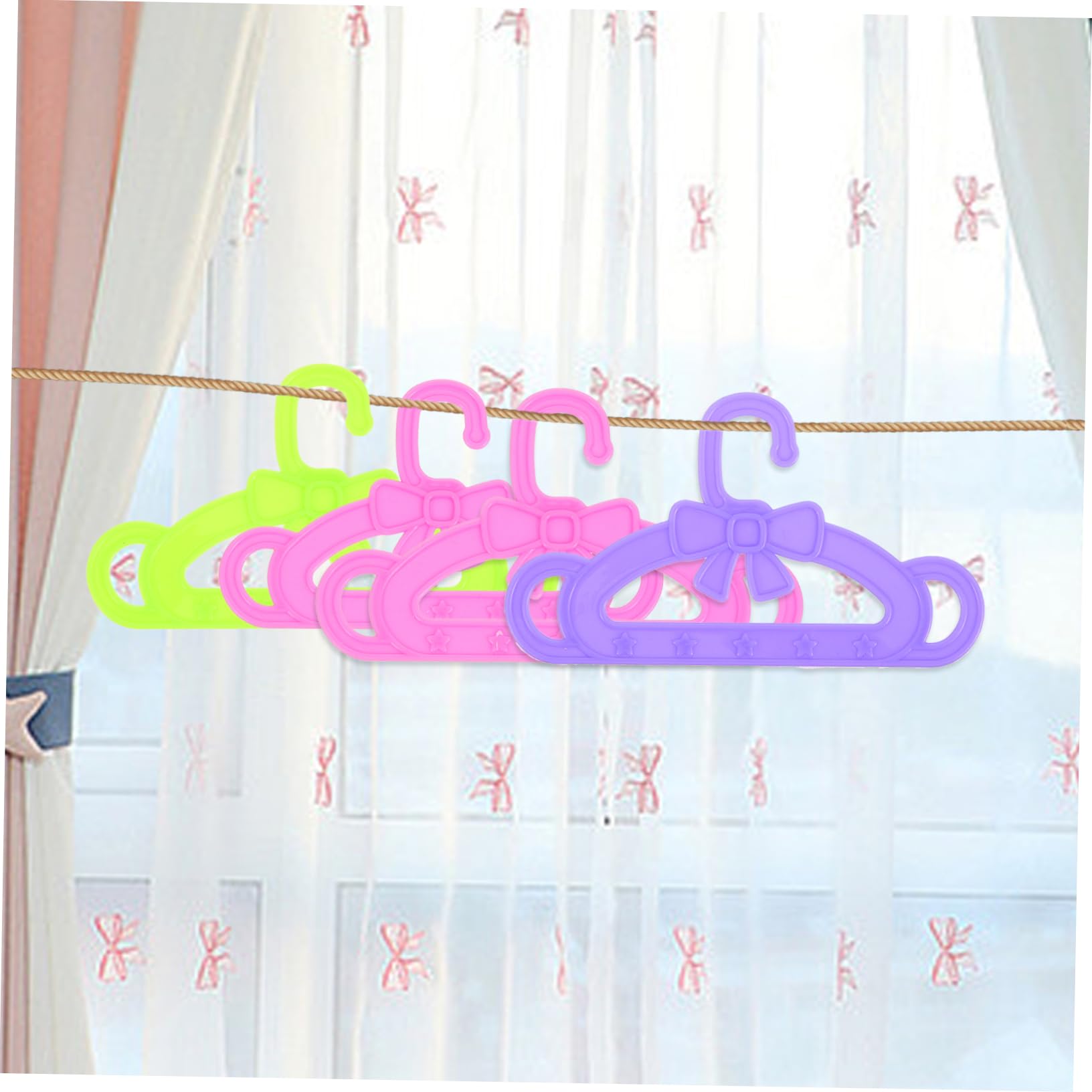 Perchas para Ropa de Muñecas de 18 Pulgadas, 15 Piezas de Plástico | Accesorios para Muñecas de Niñas, para Prendas de Muñeca, Uso en Habitación Infantil y Navidad