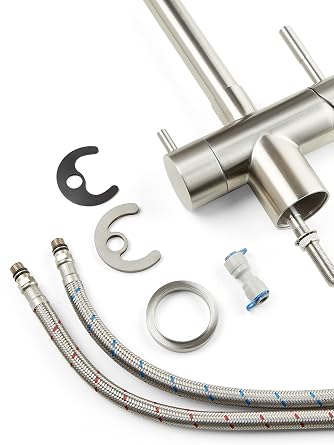 Ares 3-Way Kitchen Filter Tap Stainless Steel