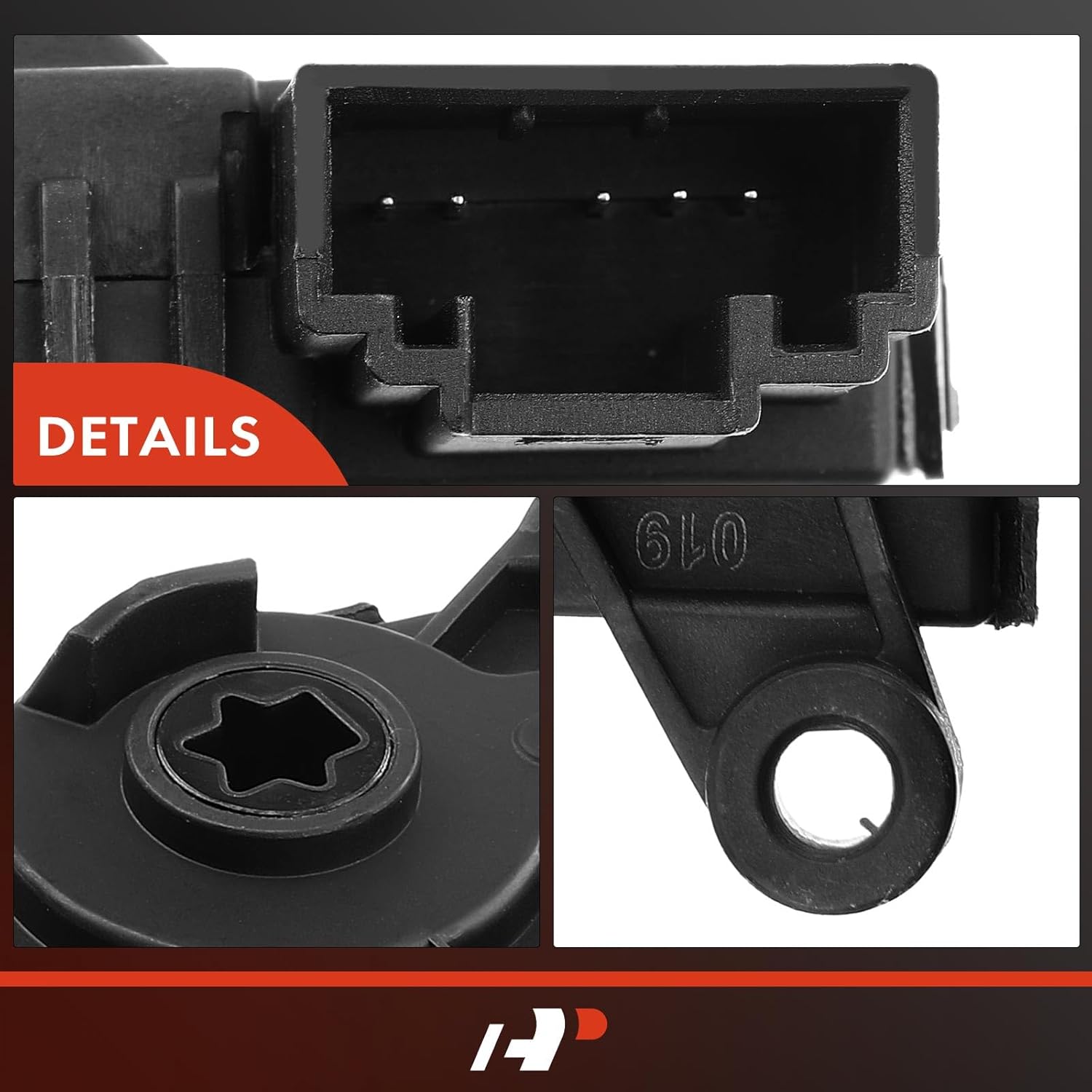 A-Premium HVAC Heater Blend Door Actuator, Compatible with Fiat 500X 2016-2018 & Jeep Renegade 2015-2019, Main, Replace# 68266034AA