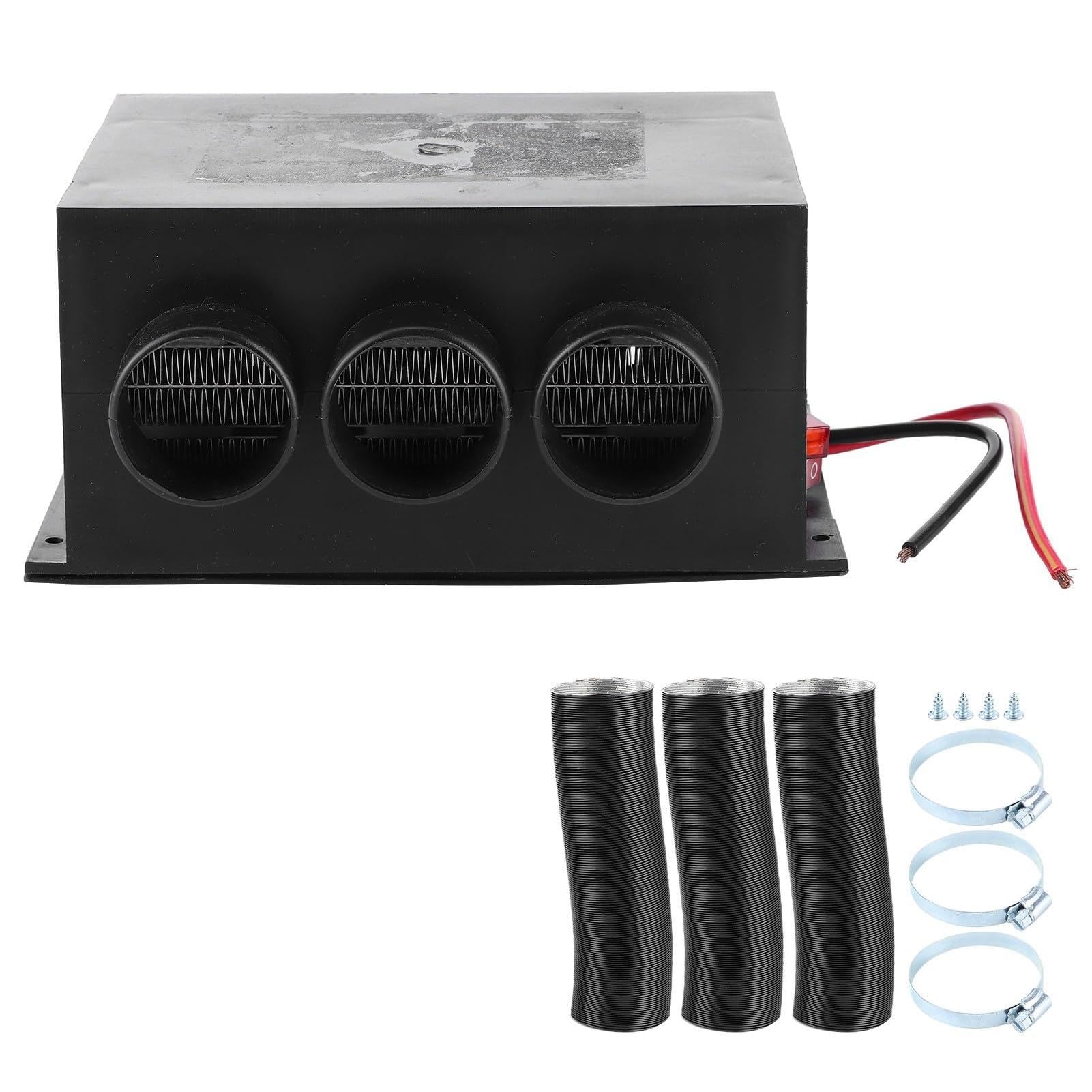 Yosoo Health Gear Chauffage de Voiture 12V, désembueur 3 Trous 400-600W, dégivreur Rapide pour Pare-Brise, Hiver
