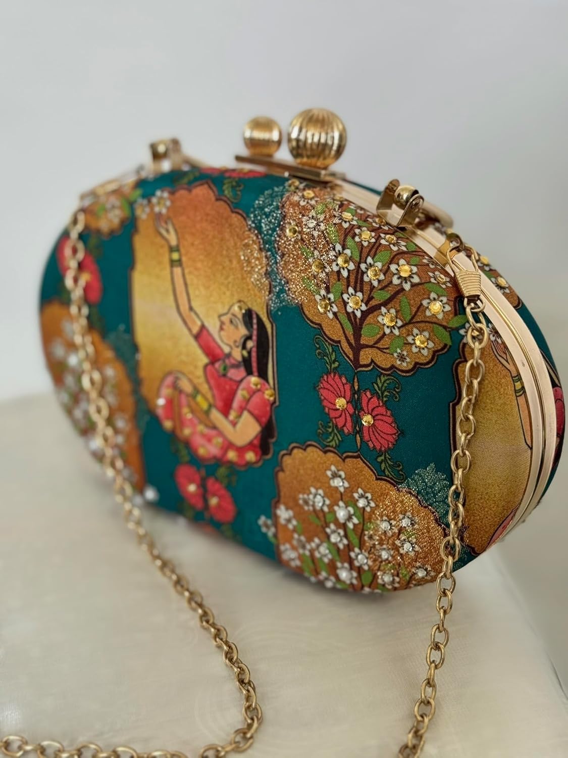 holiCHIC Embellished Mughal Mini Clutch