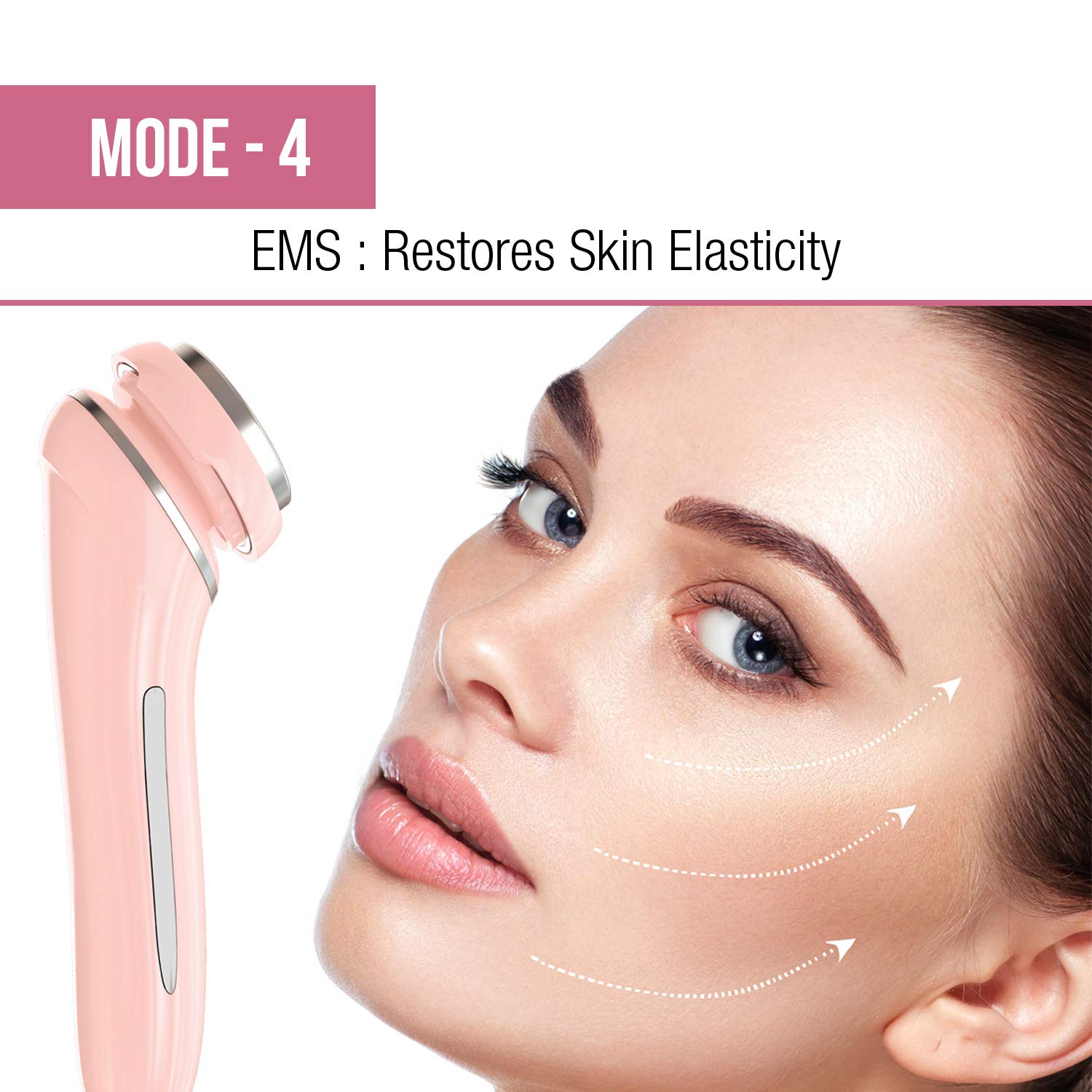 Havells SC5065 Multifunction Face, Skin Care Device, for Cleaning & Massaging, Reduces Pigmentation, Restores Skin Elasticity, Fast Charge, Corded Electric, Pink 7 71NFeB0NFfL. SL1500