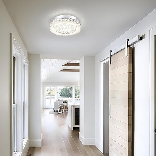 Miniatura 4 de DHK wot Lámpara LED de techo regulable, montaje en techo, minimalista, cristal para cocina, 3000 K4000 K5000 K, lámparas de pasillo para dormitorio,